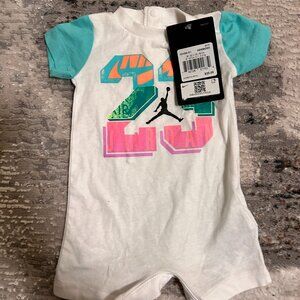 Jordan Baby Romper Size Newborn